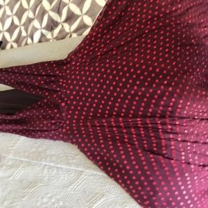 GUCCI silk chiffon dotted maxi dress